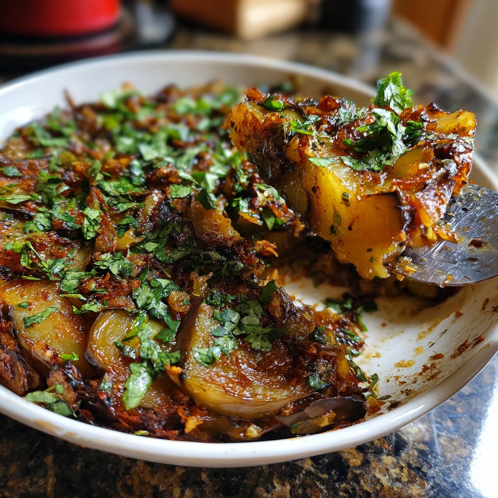 Auberginenpfanne aromatisch