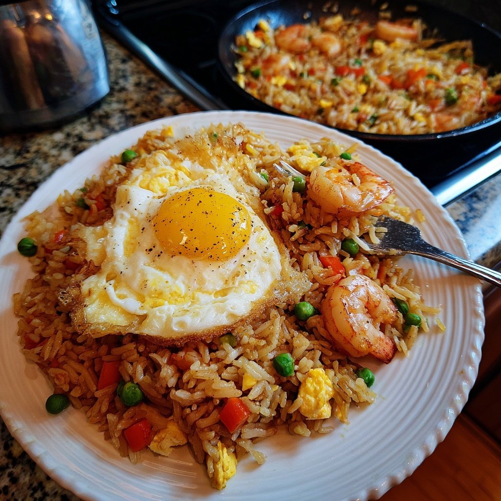 Gebratener Reis mit Ei