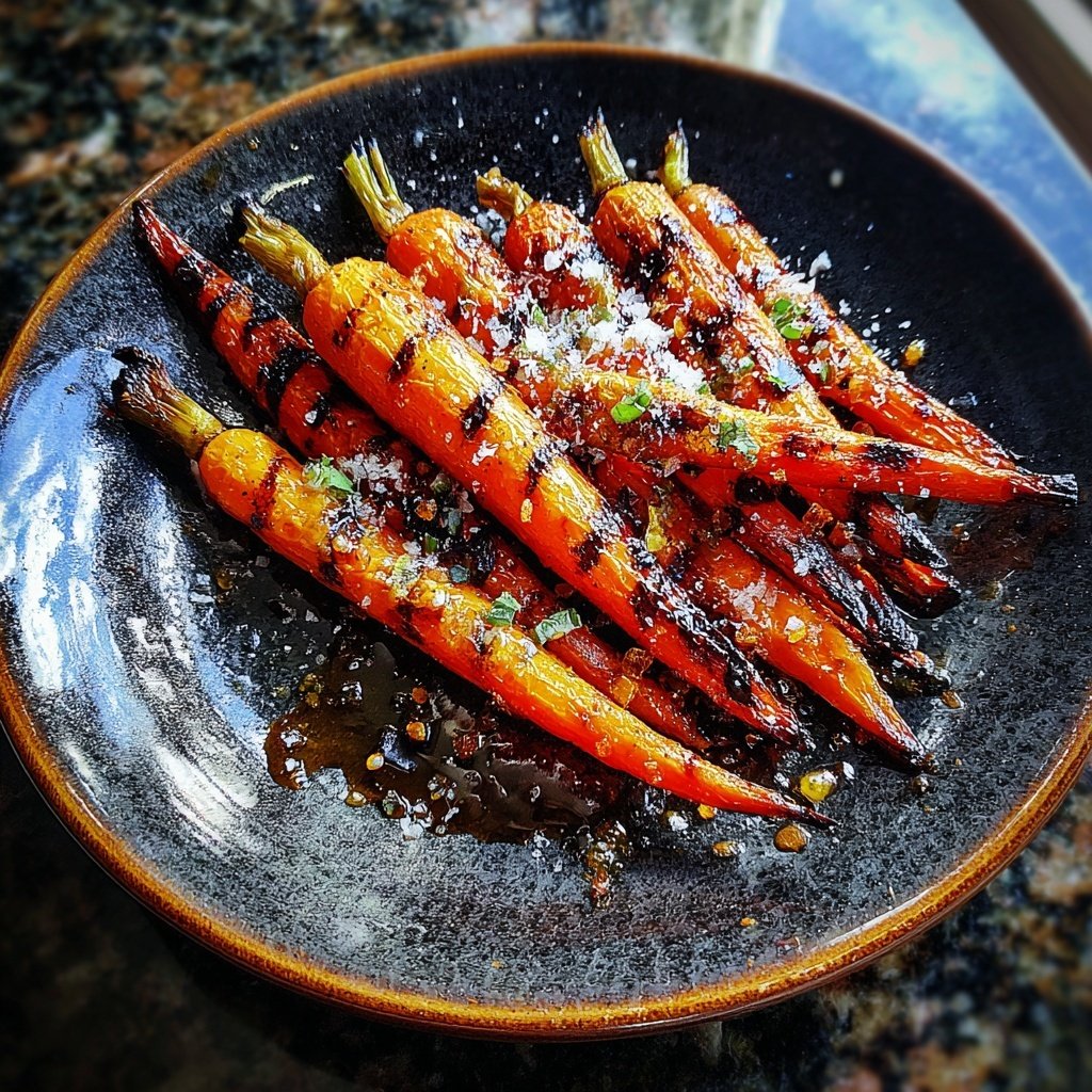 Gegrillte Karotten Mit Honig
