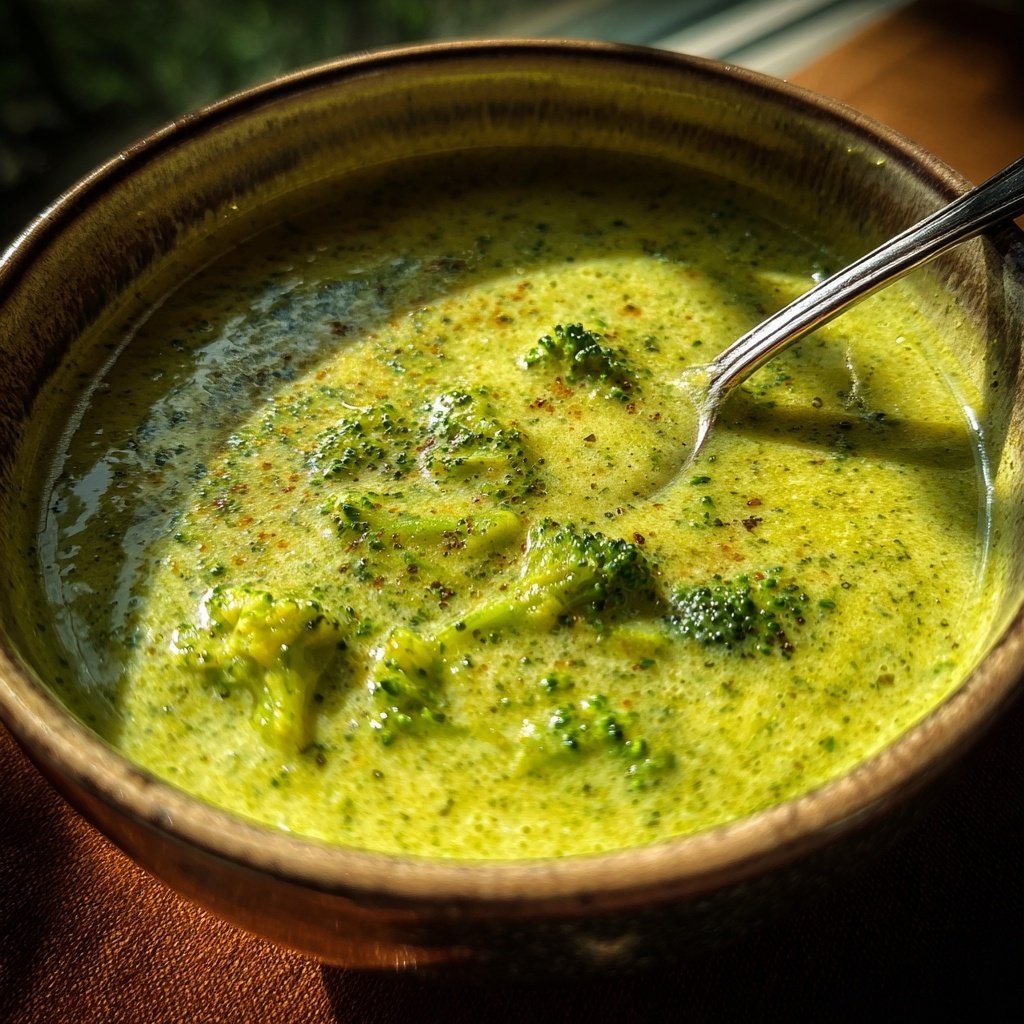 Brokkoli Suppe Mit Mandelmus